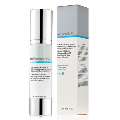 Caviar Lux Nourish & Restore Night Moisturiser 50ml for Anti-Aging, Brightening