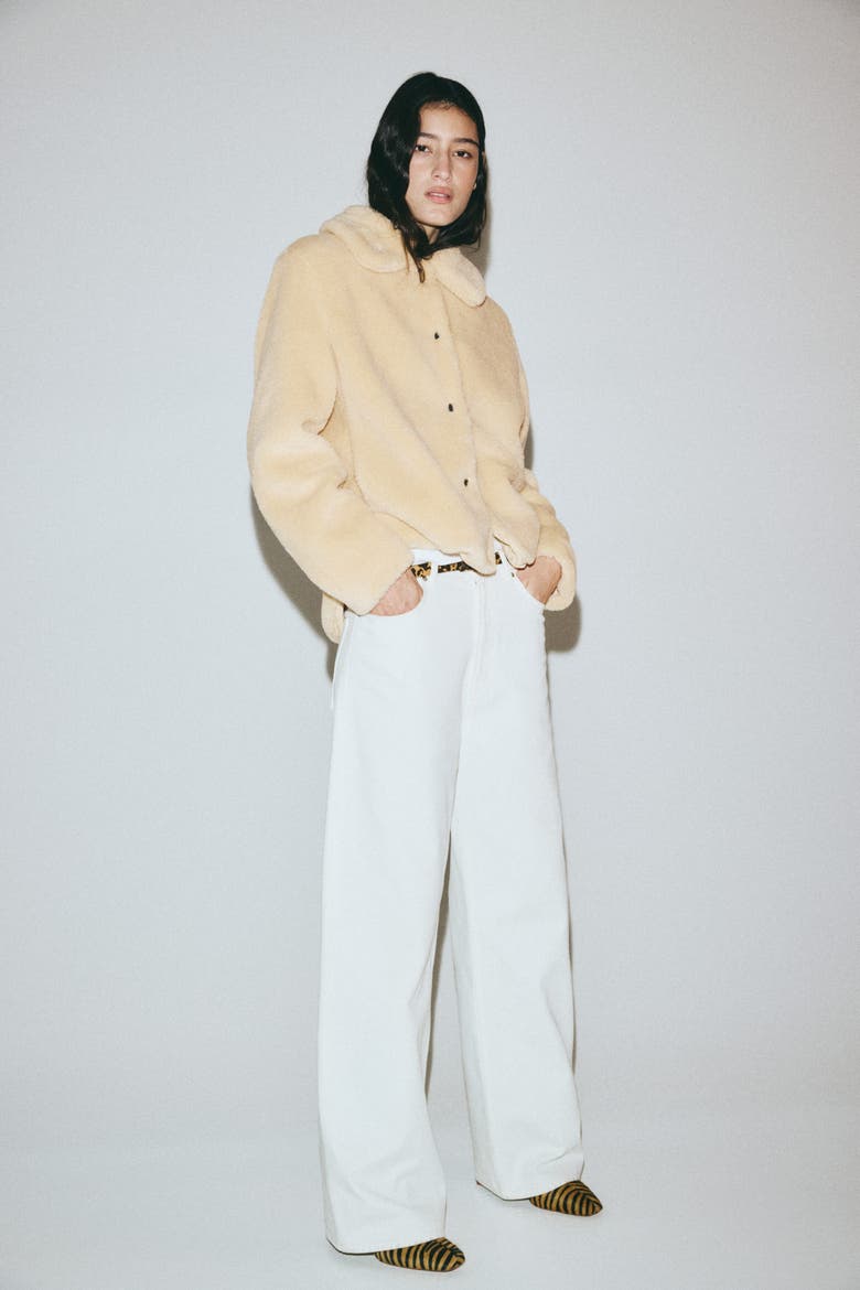 Pile Jacket, Alternate, color, Beige