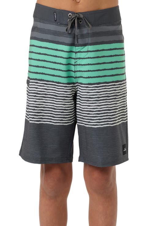Kids' Hyperfreak Heat Stripe Swim Trunks