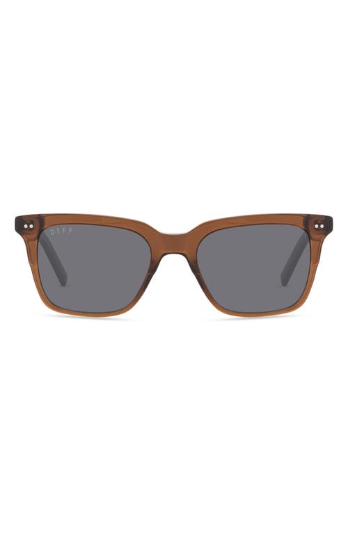 Diff Billie 53mm Square Sunglasses In Brown