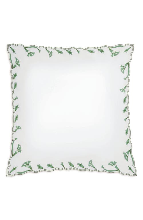 Matouk Marcella Egyptian Cotton Pillow Sham In Green