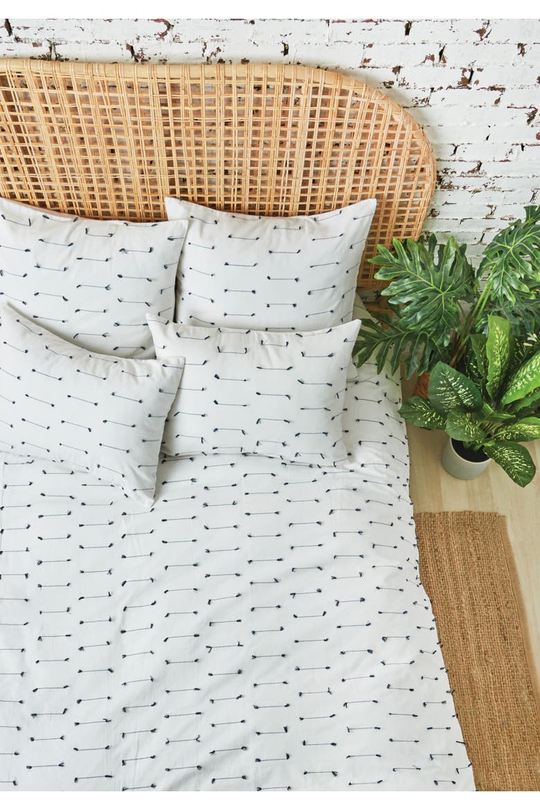 Mel King Duvet Cover, Alternate, color, White