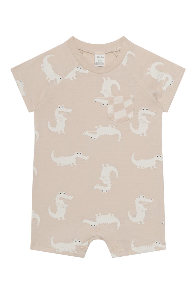 Assorted 3-Pack Animal Rompers, Alternate, color, ALLIGATOR
