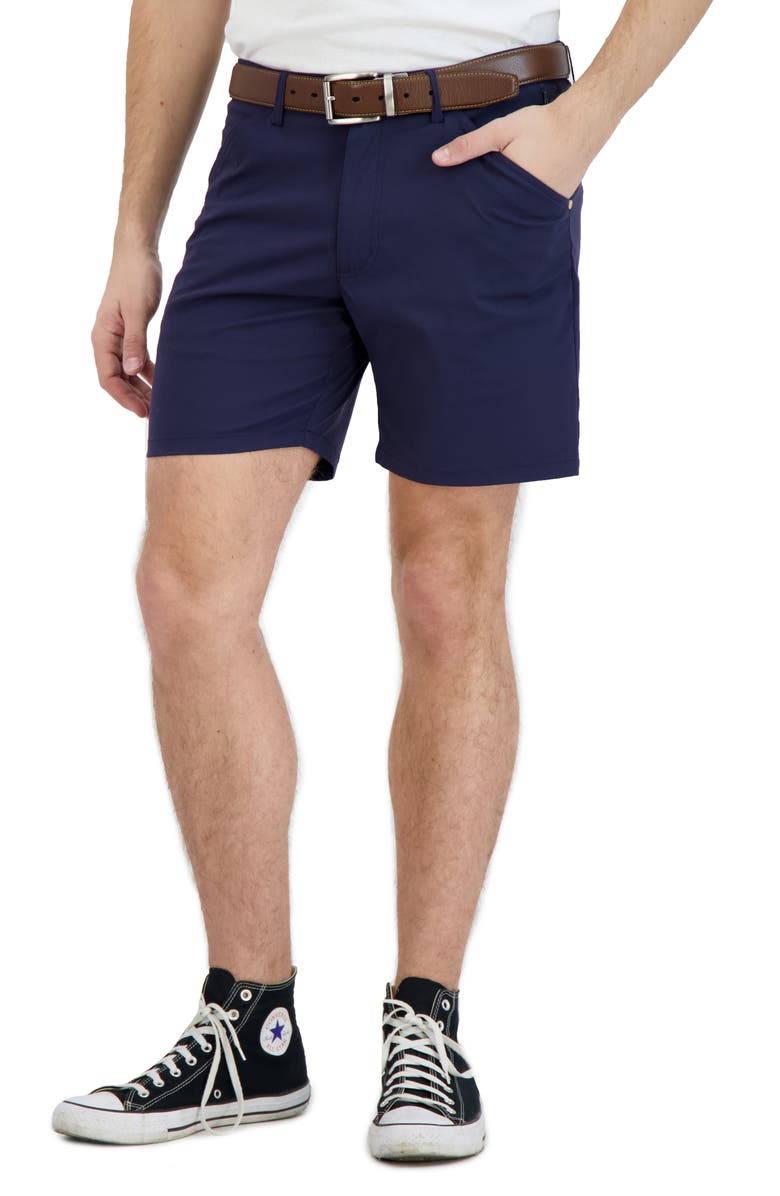 LEVINAS Everyday Stretch Chino Shorts, Alternate, color, Navy