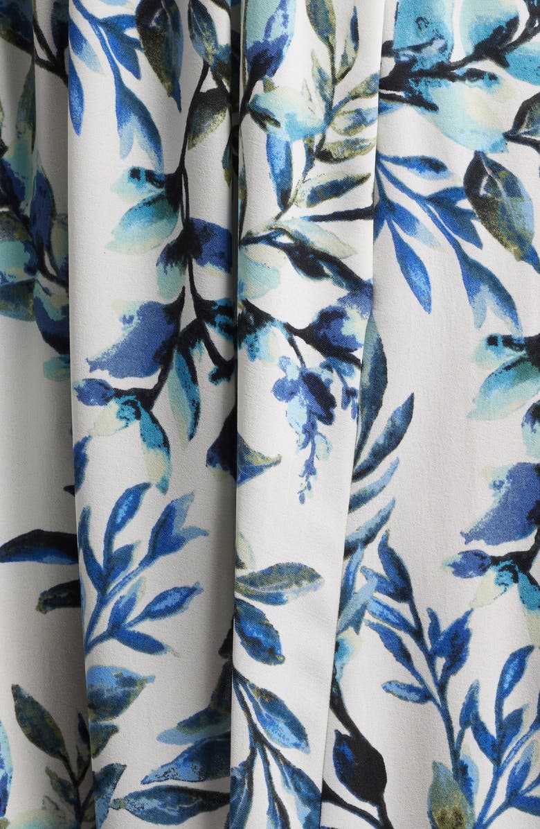 Connected Apparel Floral Sleeveless Midi Dress, Alternate, color, 