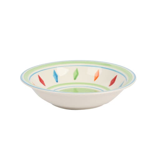 Gibson Home Heidy 12 Piece Hand Painted Durastone Dinnerware Set In Multi