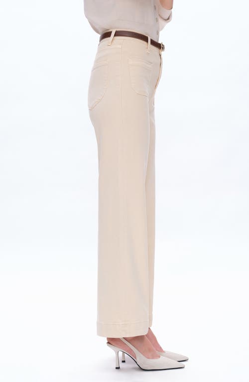 Bayeas Luna High Waist Wide Leg Jeans In White