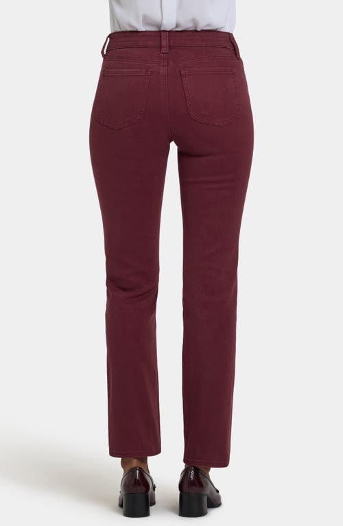Nydj Marilyn High Waist Utility Pocket Jeans In Red