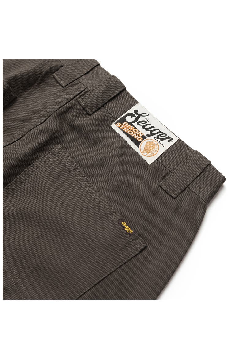 Bison Cotton Canvas Carpenter Pants, Alternate, color, DARKWOOD