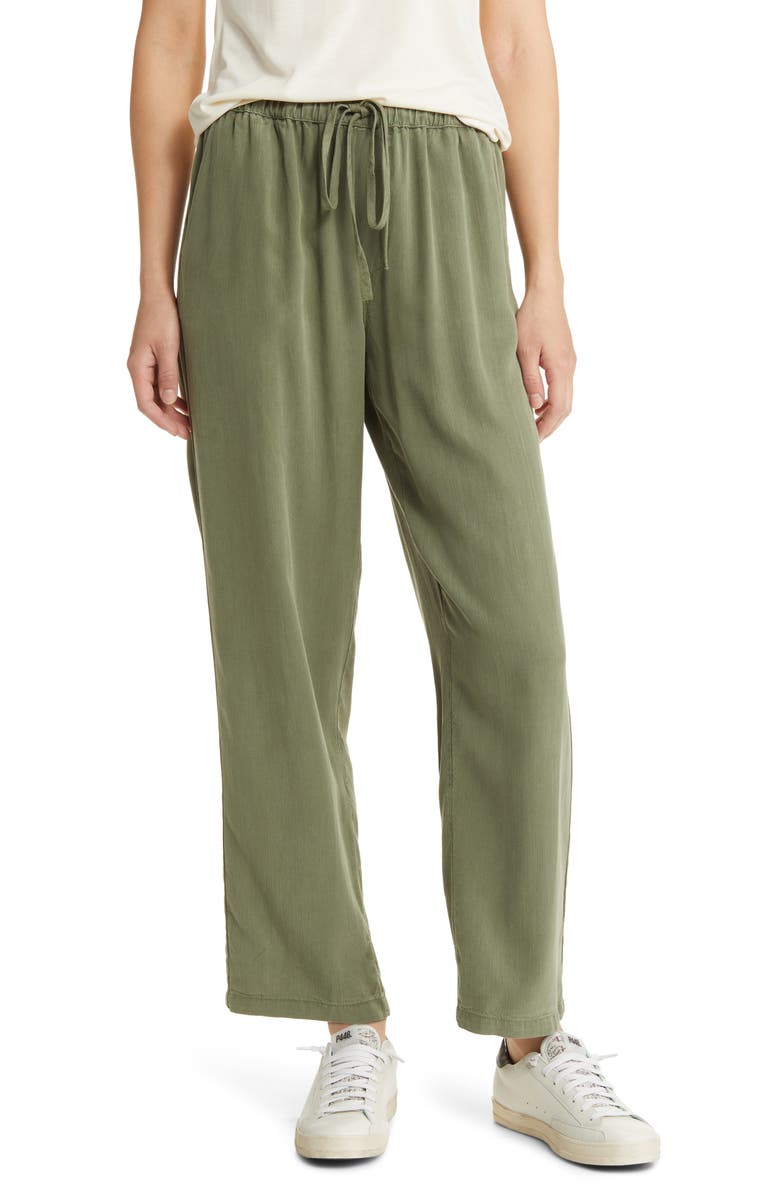 Caslon<sup>®</sup> Straight Leg Drawstring Pants, Main, color, 