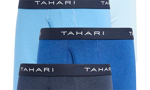Tahari 4-pack Stretch Boxer Briefs In Blue