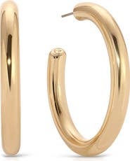 Ettika Large Thick Classic Hoop Earrings