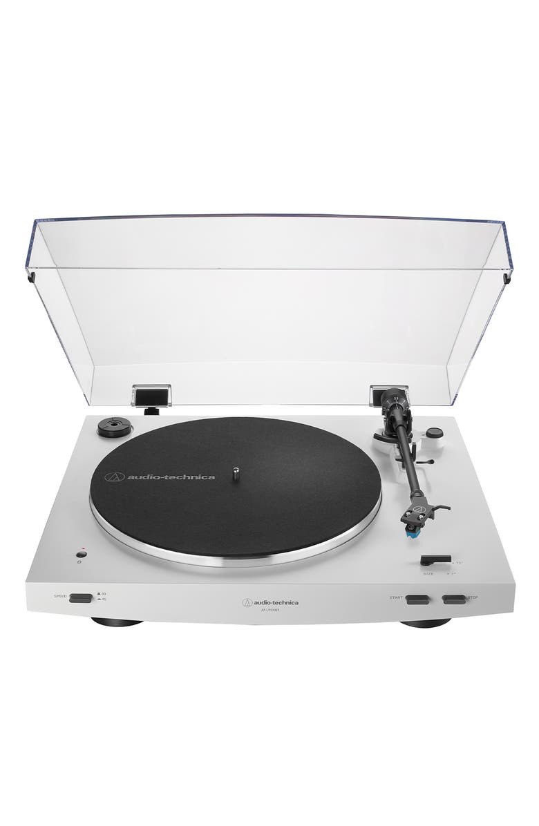 Audio-Technica AT-LP3xBT Fully Automatic Wireless Belt-Drive Turntable with Bluetooth, Main, color, White