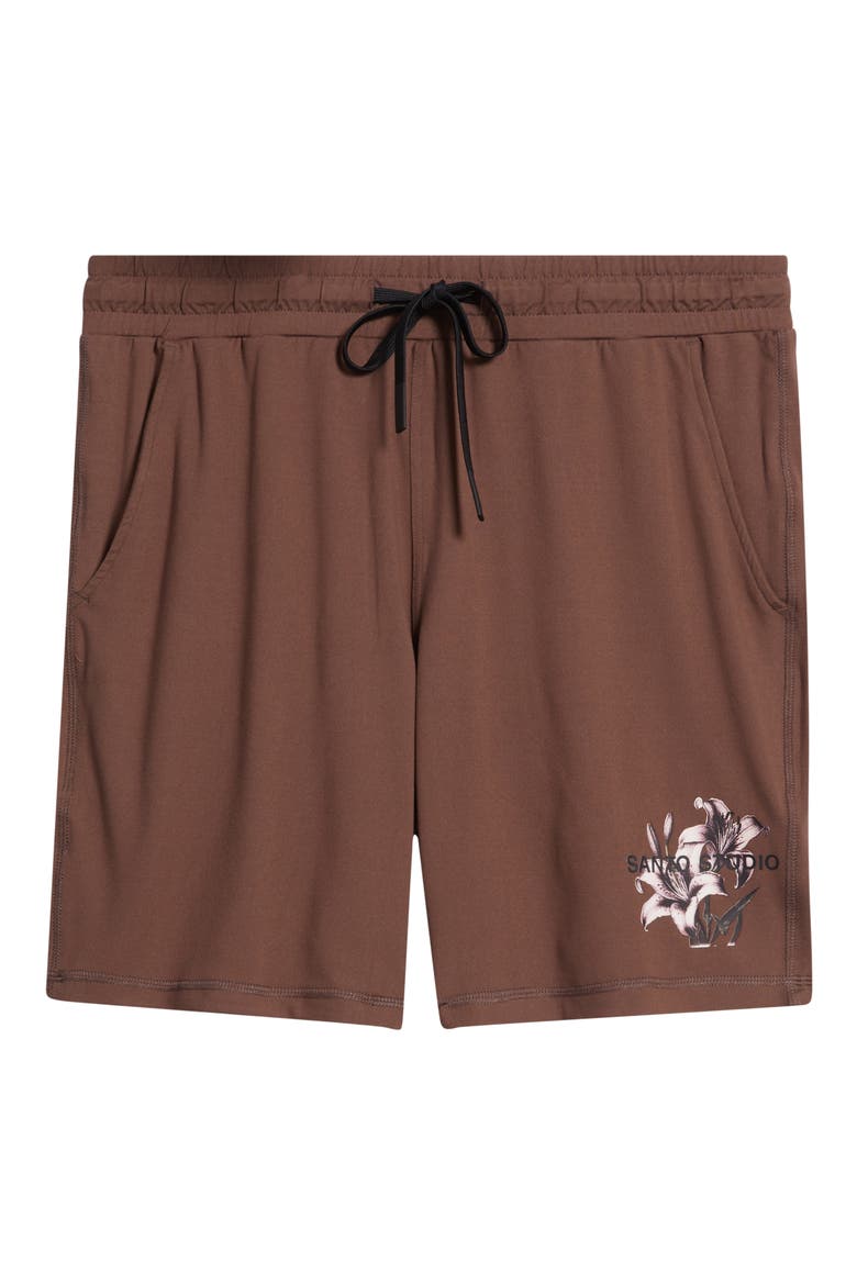 Hunter Lawrence Edition - Tempo Good Energy Comfort Fleece Shorts, Alternate, color, HOLY BROWN