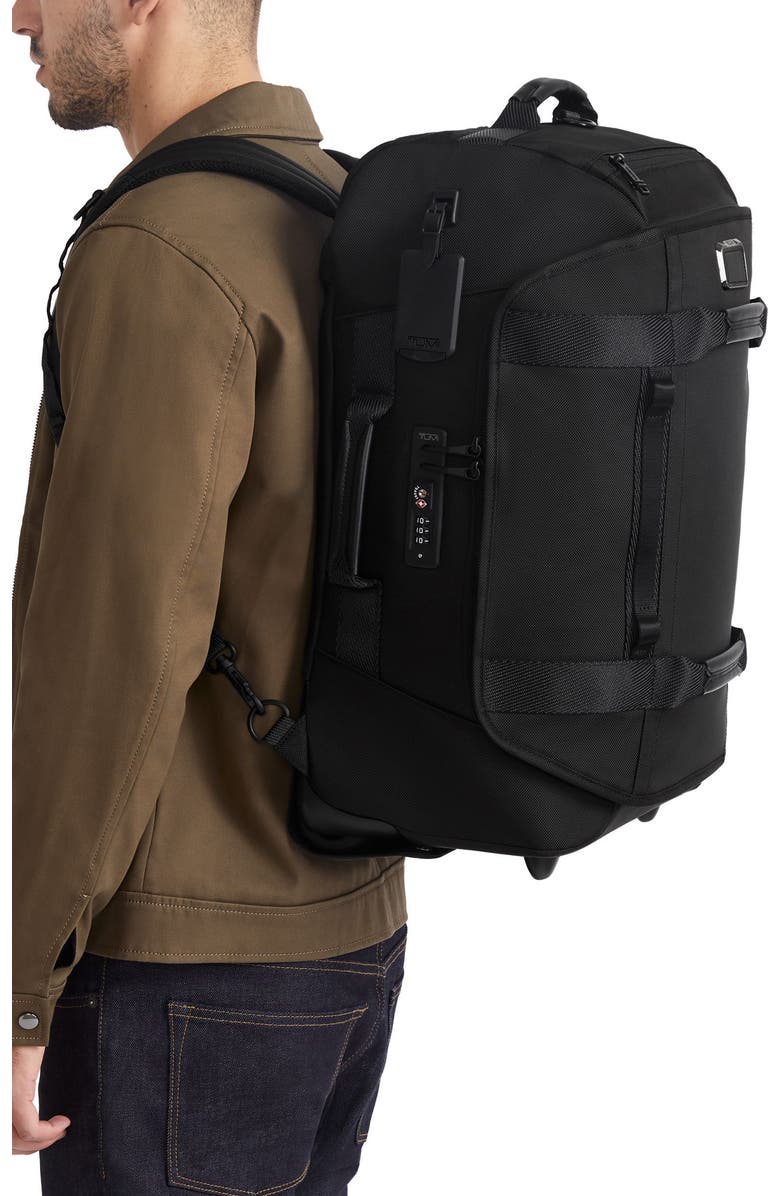 TUMI Alpha Bravo Wheeled Duffel Bag, Alternate, color, Pearl Grey