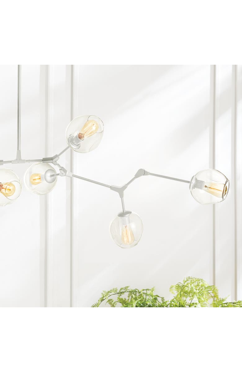 Napa Home & Garden Daniella Globe Chandelier, Alternate, color, White