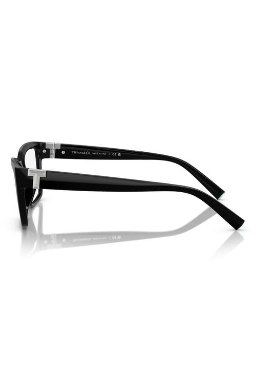 Tiffany & Co . 54mm Pillow Optical Glasses In Black