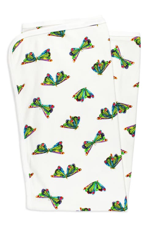 x 'The Very Hungry Caterpillar™' Print Organic Cotton Swaddle Blanket (Baby)