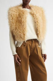 Isabel Marant Florana Faux Fur Vest