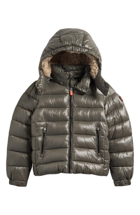 Kids' Sacha Water Resistant Hooded Puffer Jacket