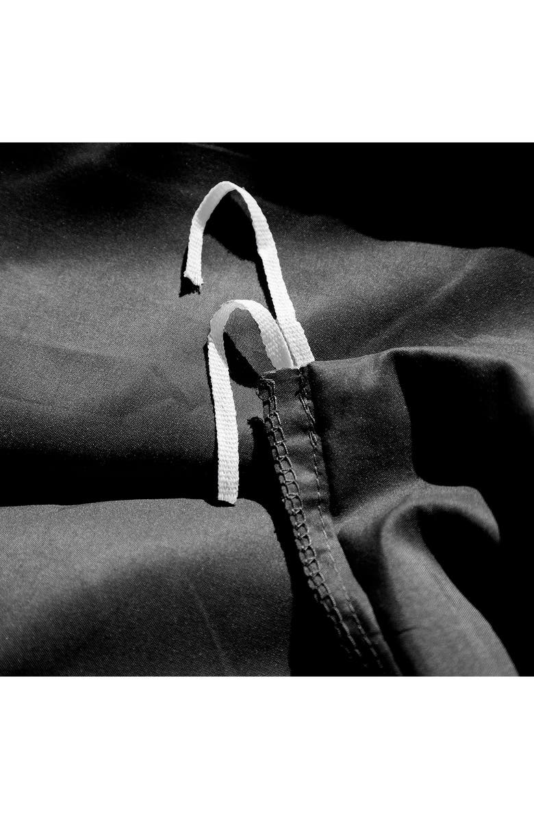 SOUTHSHORE FINE LINENS Ultra-Soft Microfiber Duvet Cover Set, Alternate, color, Black