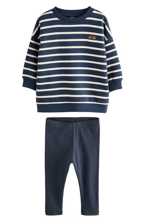 Next Kids' 4-pack Assorted Sweatshirt & Leggings Set In Blue