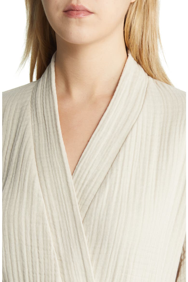 Gender Inclusive Cloud Cotton Robe, Alternate, color, BONE