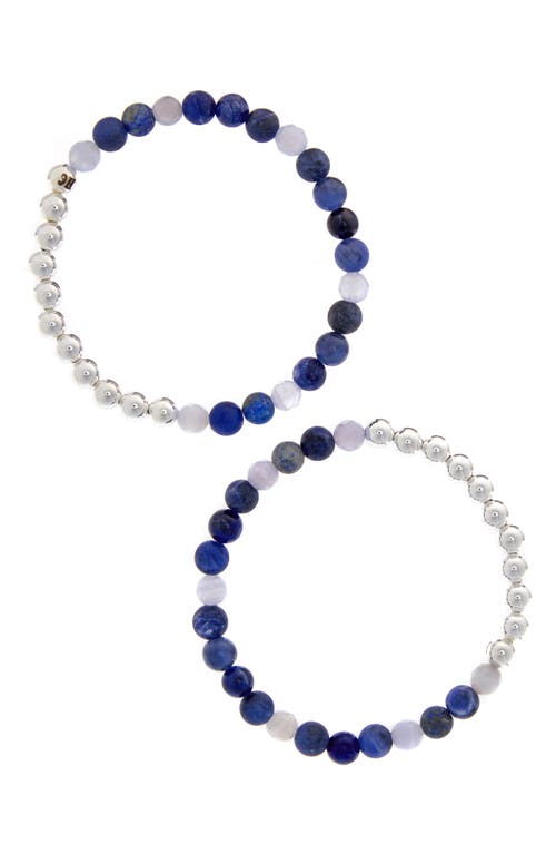 The Healer’s Collection N12 Express & Communicate Set of 2 Healer's Bracelets in Silver  product