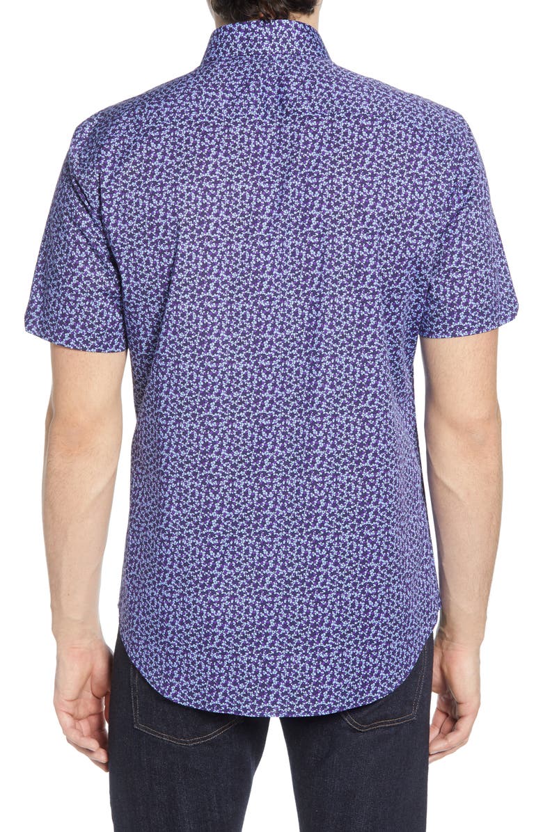Zachary Prell Bronwen Regular Fit Short Sleeve Button-Up Sport Shirt, Alternate, color,