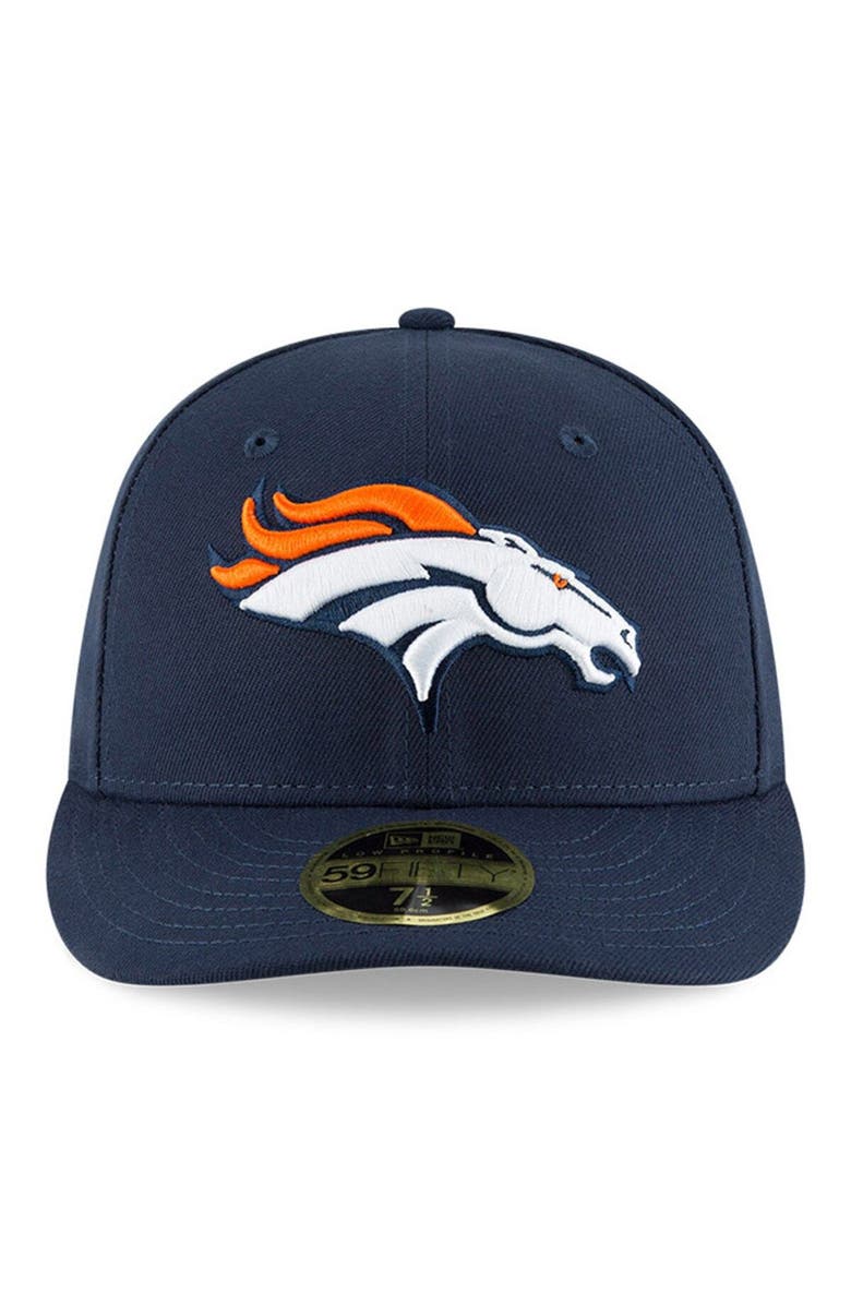 New Era Men's New Era Navy Denver Broncos Omaha Low Profile 59FIFTY Structured Hat, Alternate, color, 
