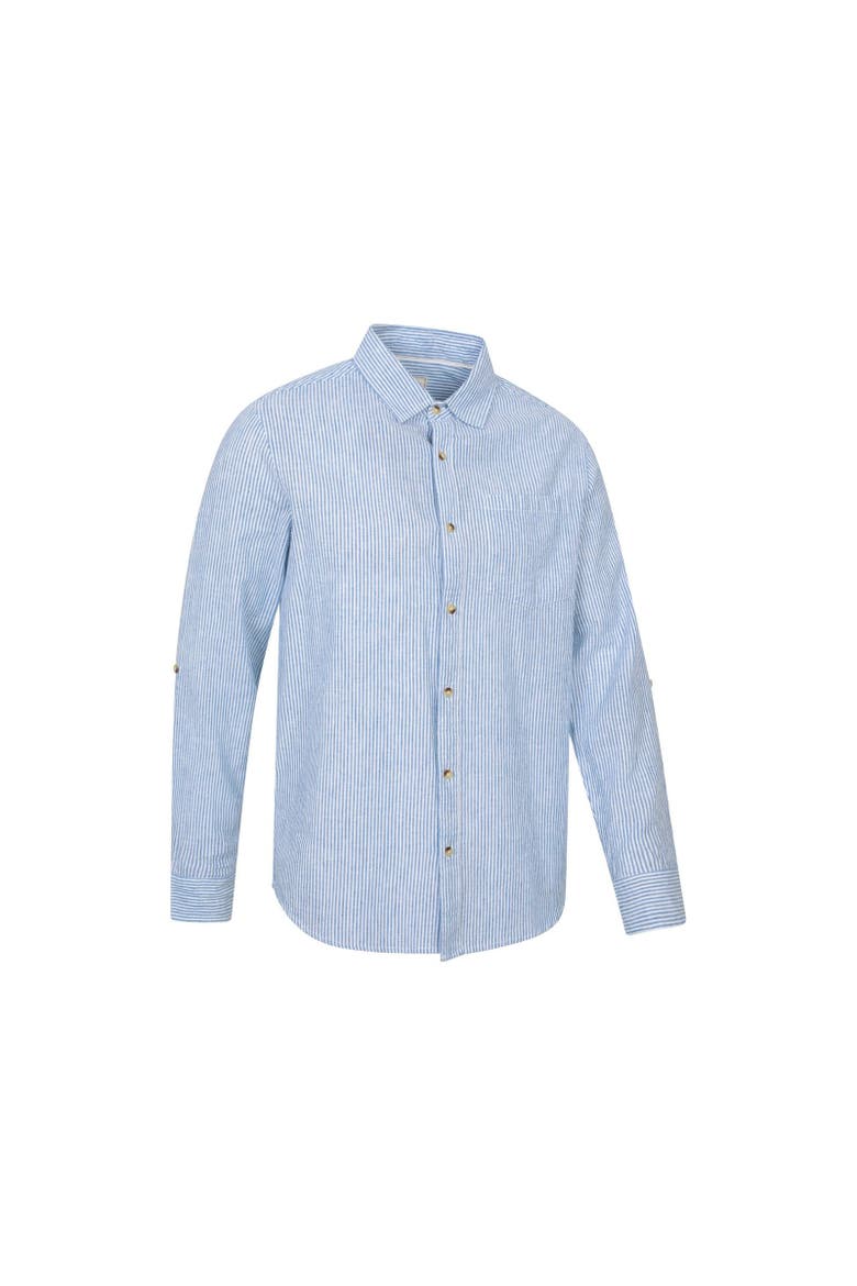 Lowe Stripe Shirt, Alternate, color, Blue