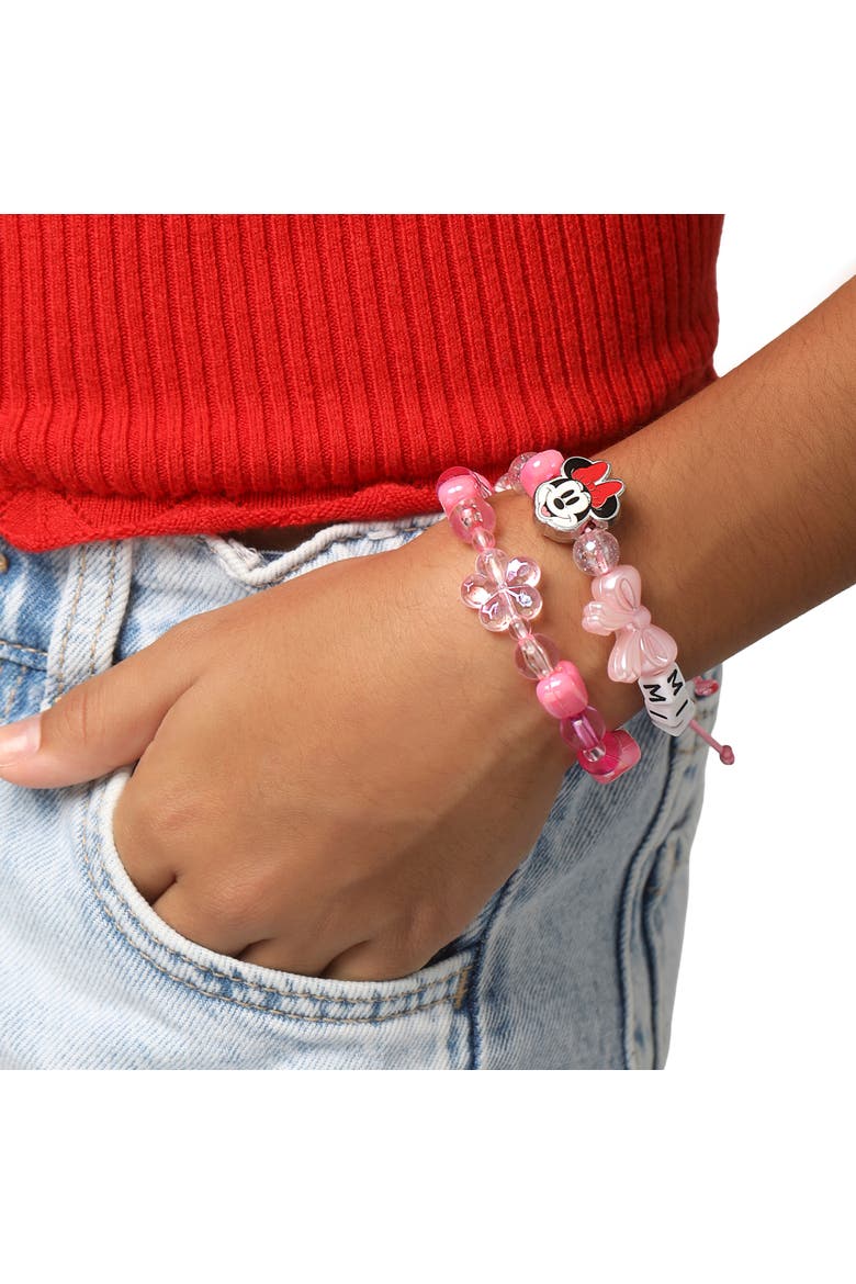 Minnie Mouse Bracelets for Girls 2-Piece Official License, Alternate, color, Pink