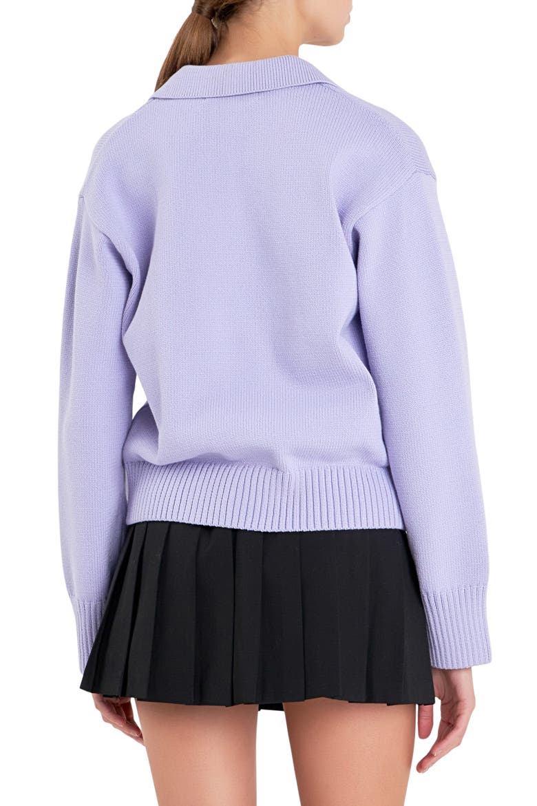 Rib Sweater, Alternate, color, LILAC