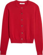 Johnstons of Elgin Iris Cashmere Crewneck Cardigan