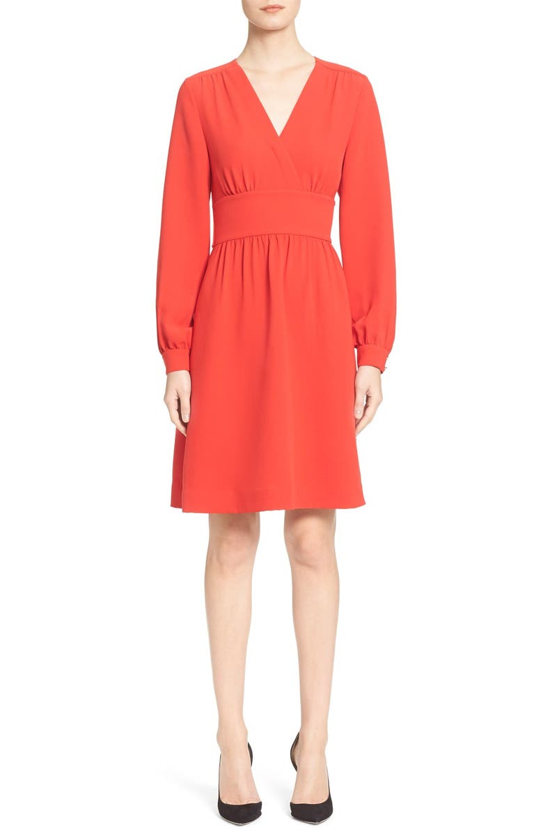 Kate Spade New York long sleeve tie dress, Alternate, color,