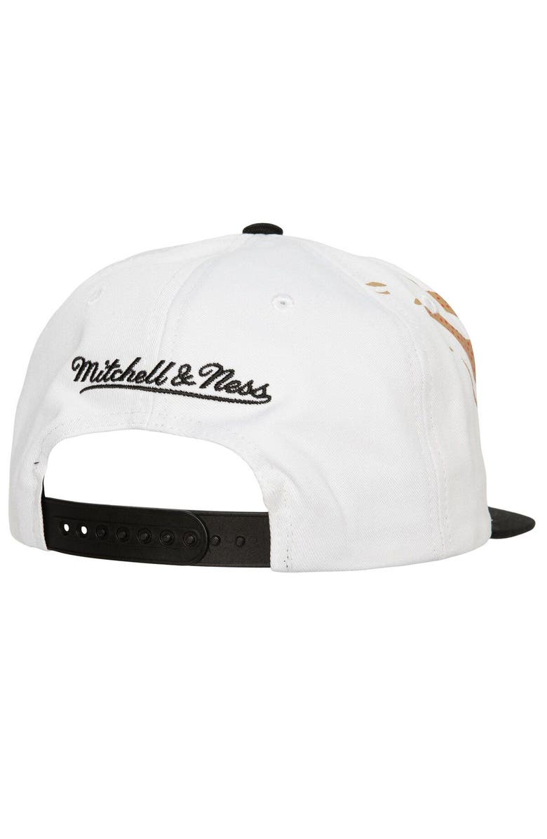 Mitchell & Ness Men's Mitchell & Ness White Philadelphia 76ers Hot Fire Snapback Hat, Alternate, color, White