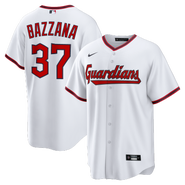Nike Men's Nike Travis Bazzana White Cleveland Guardians Home Replica Jersey