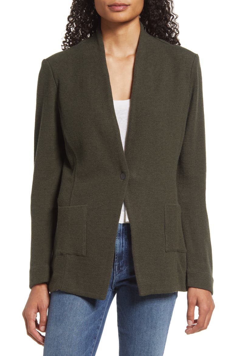Patch Pocket Jacket, Alternate, color, WOODLAND