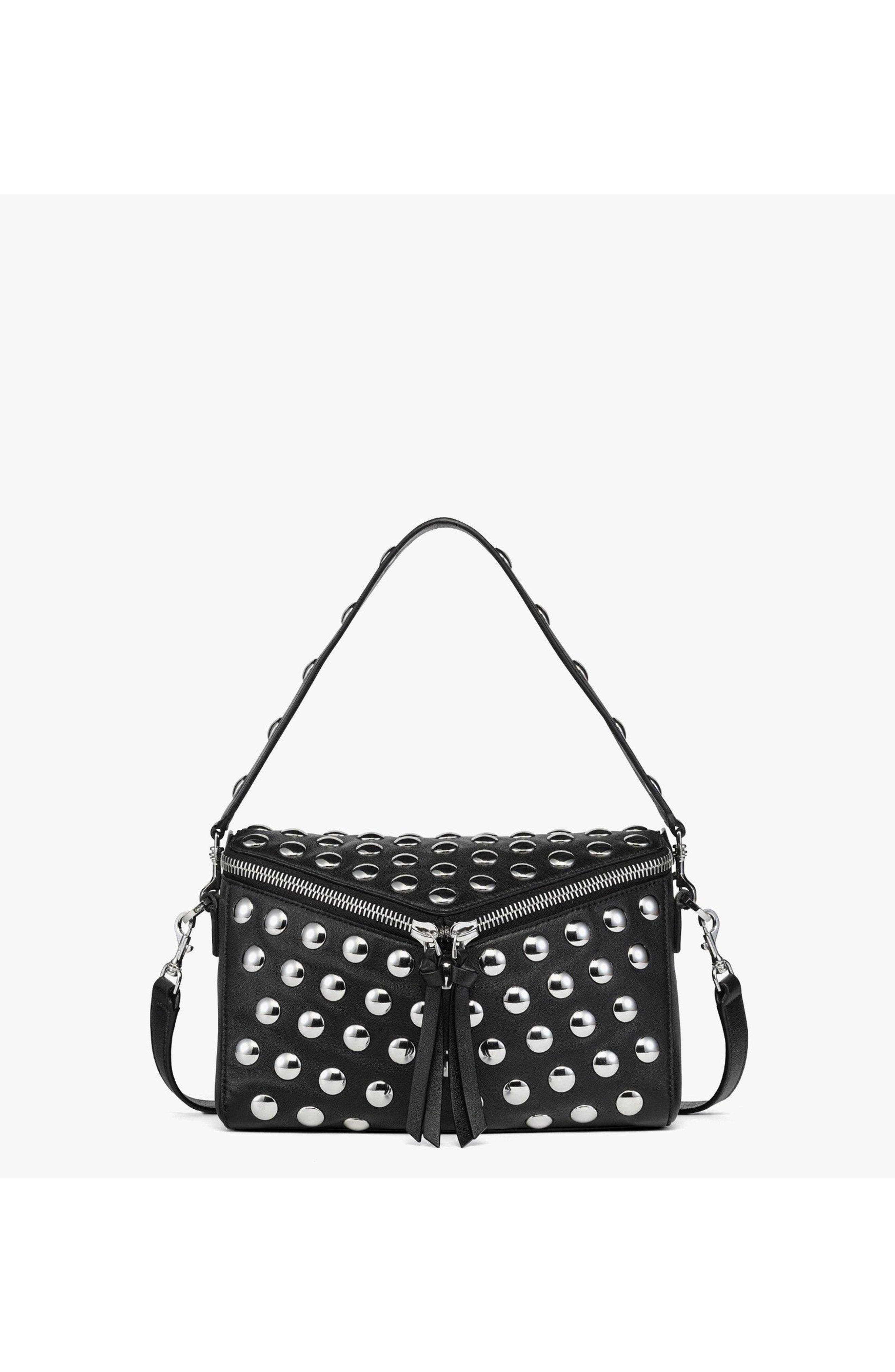 MCM Diamant 3D Shoulder Bag in Galactic Gala Lamb Leather, Main, color, Black