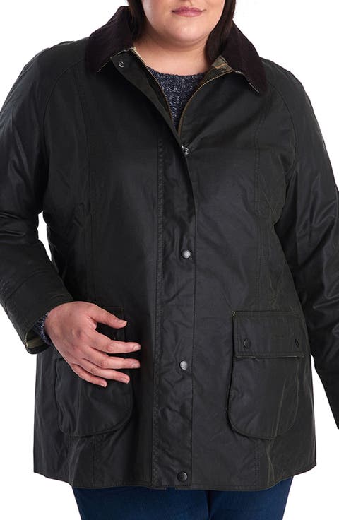 Beadnell Water Resistant Waxed Cotton Jacket (Plus)