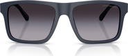 Emporio Armani 57mm Gradient Square Sunglasses
