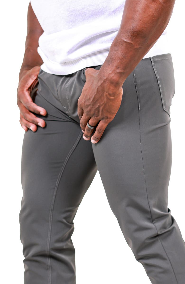 Maceoo Marthyr Slim Fit Pants, Alternate, color, Grey