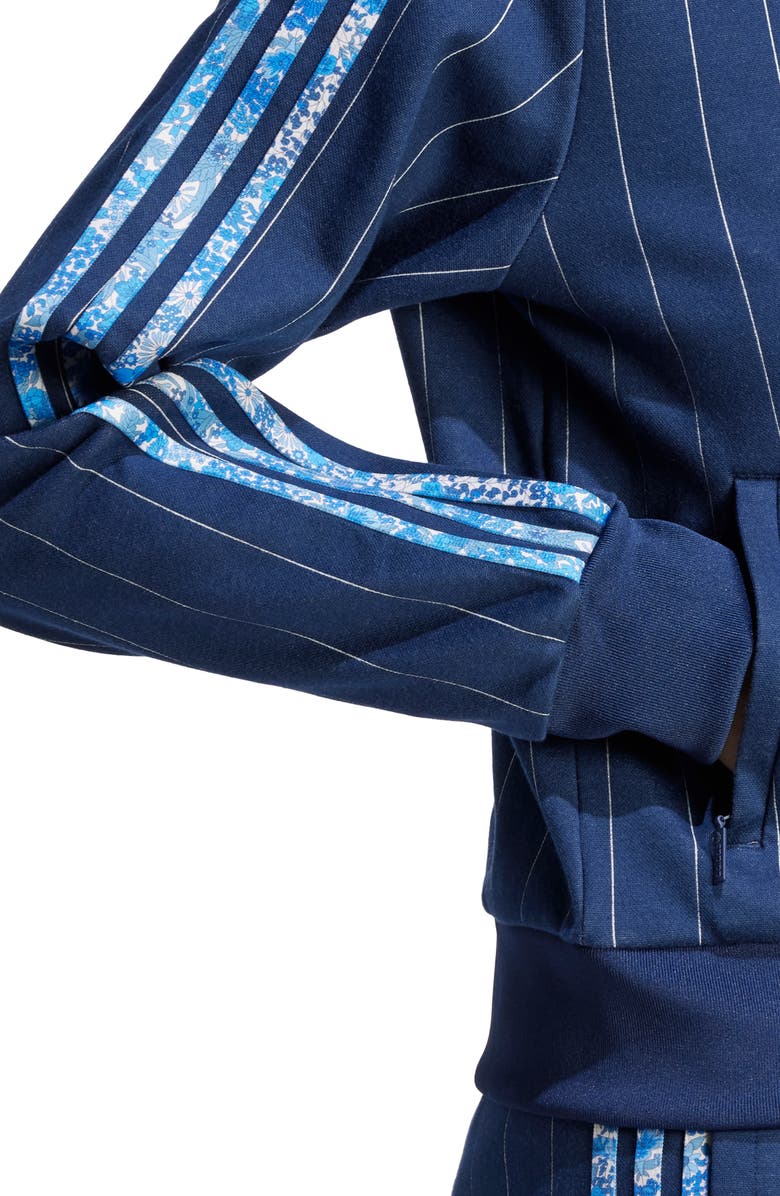 adidas Originals x Liberty London Pinstripe Track Jacket, Alternate, color,