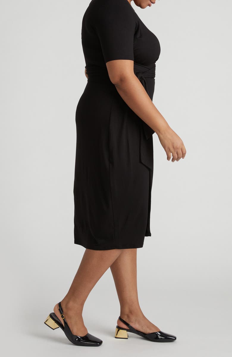 Universal Standard Delilah Tie Waist Midi Dress, Alternate, color, 