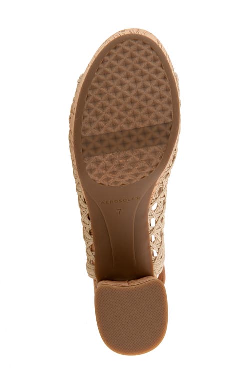 AEROSOLES AEROSOLES CORNELIA SLINGBACK PLATFORM SANDAL