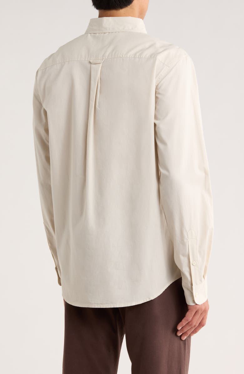 Quiksilver Smoke Valley Button Up Shirt, Alternate, color, Silver Birch