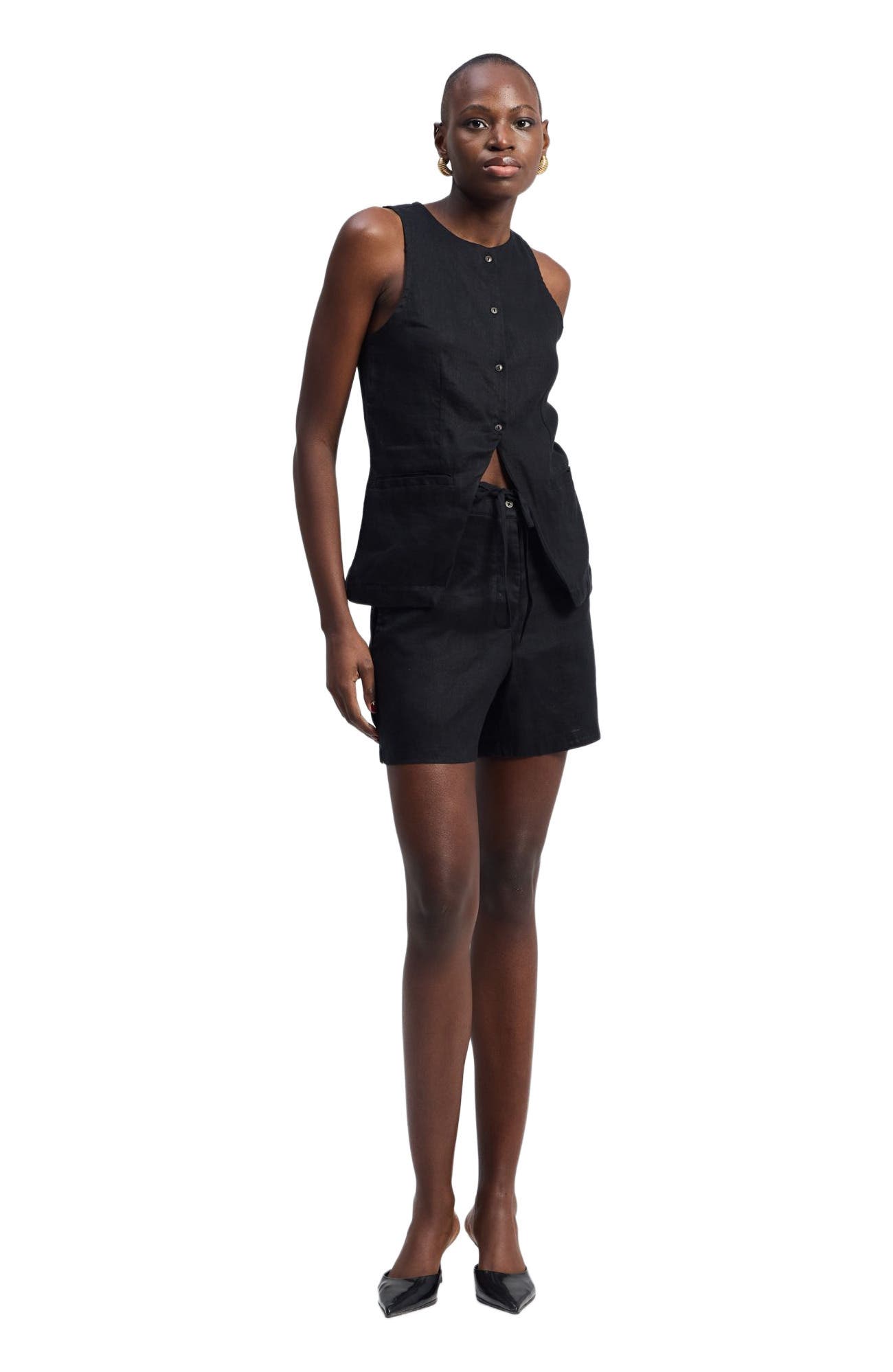 Hemp Shorts in Black