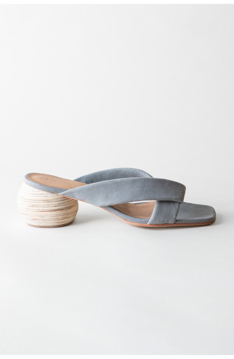 Huma Blanco Kira Slide Sandal, Alternate, color, Grey Suede