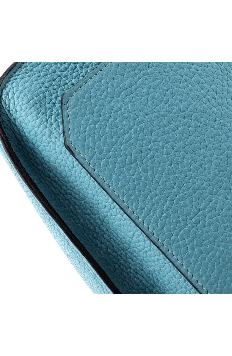 Pre-Owned Hermes Jypsiere Bag Clemence 34, Alternate, color, Bleu Atoll