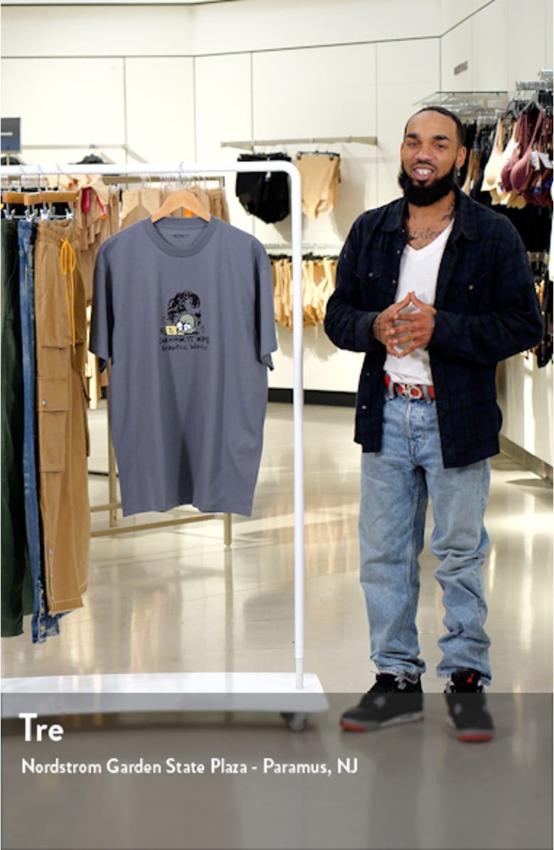 Graphic Works Loose Fit Organic Cotton Graphic T-Shirt, sales video thumbnail